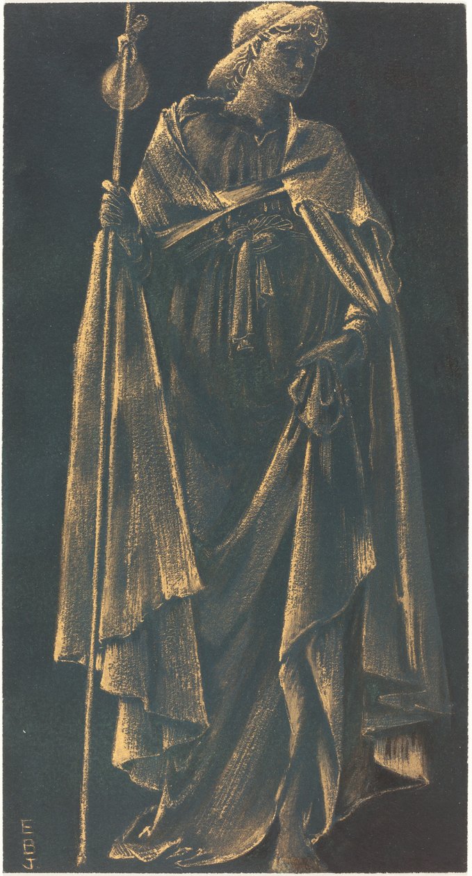 Szolgálati angyal alkotó: Sir Edward Coley Burne Jones
