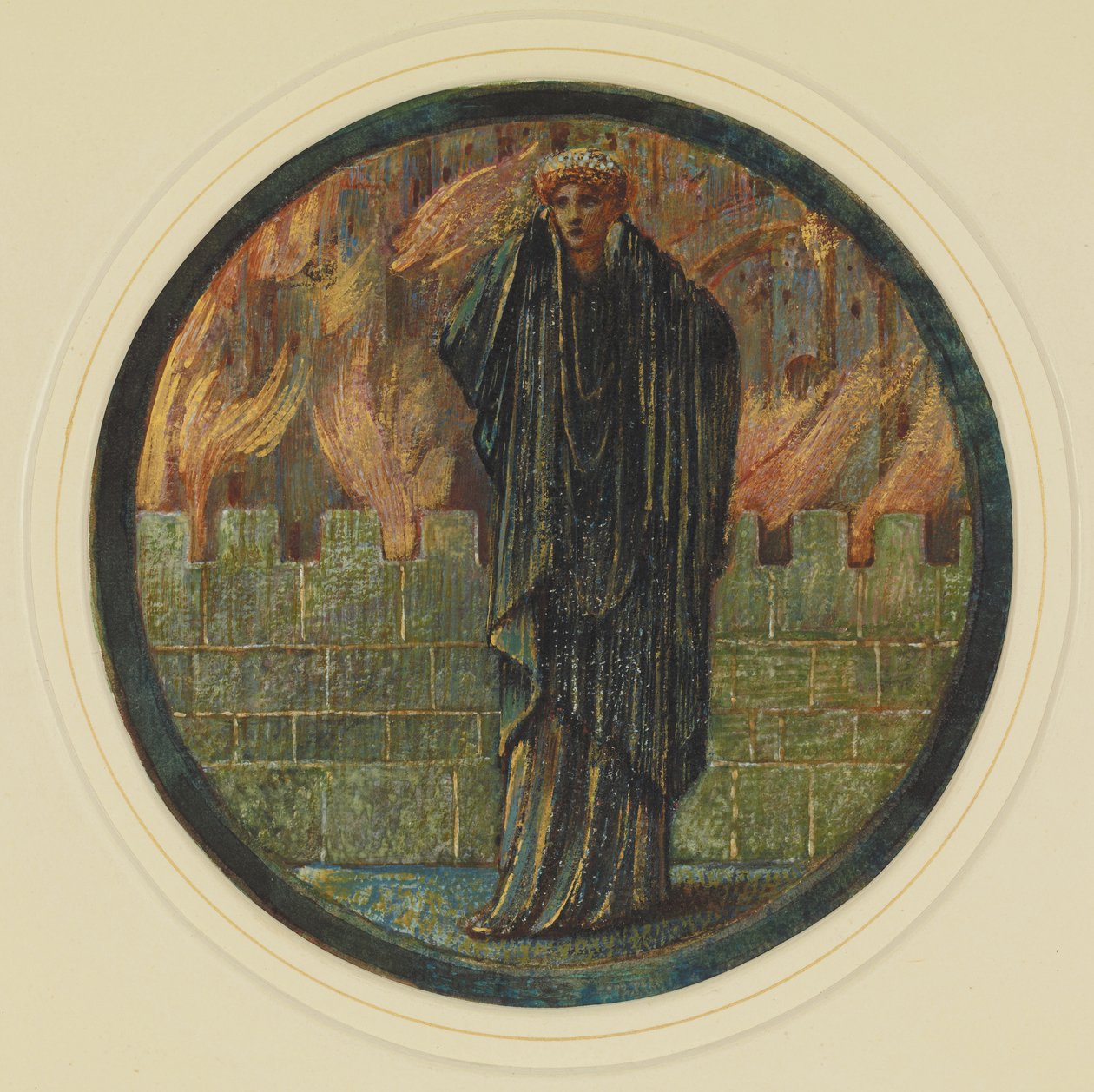 Helen könnyei. A virágos könyv, 1882-1898. alkotó: Sir Edward Coley Burne Jones