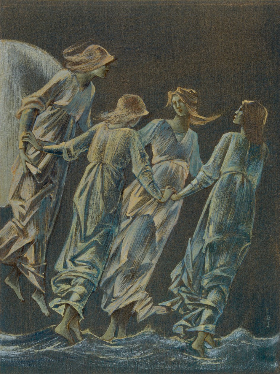 "A Hold nimfái", 1896. alkotó: Sir Edward Coley Burne Jones