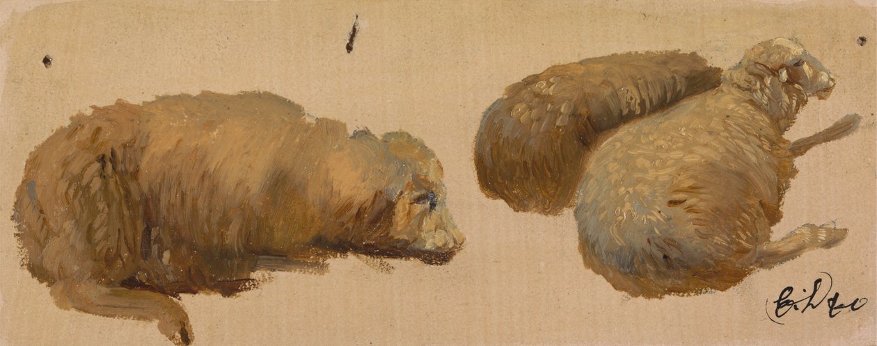 Három bárány nyugalomban alkotó: Sir Edwin Henry Landseer