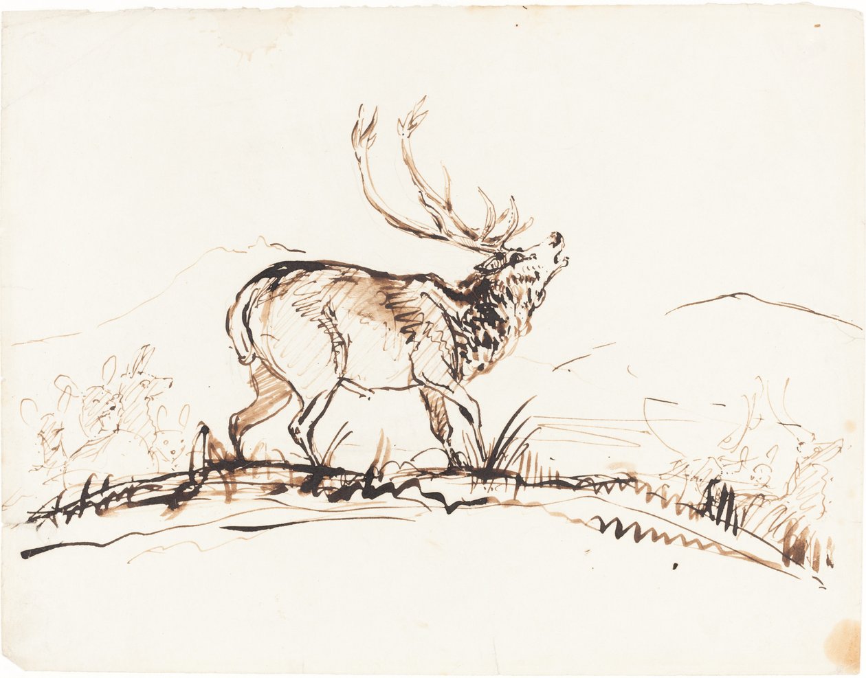 Egy bömbölő szarvasbika alkotó: Sir Edwin Landseer
