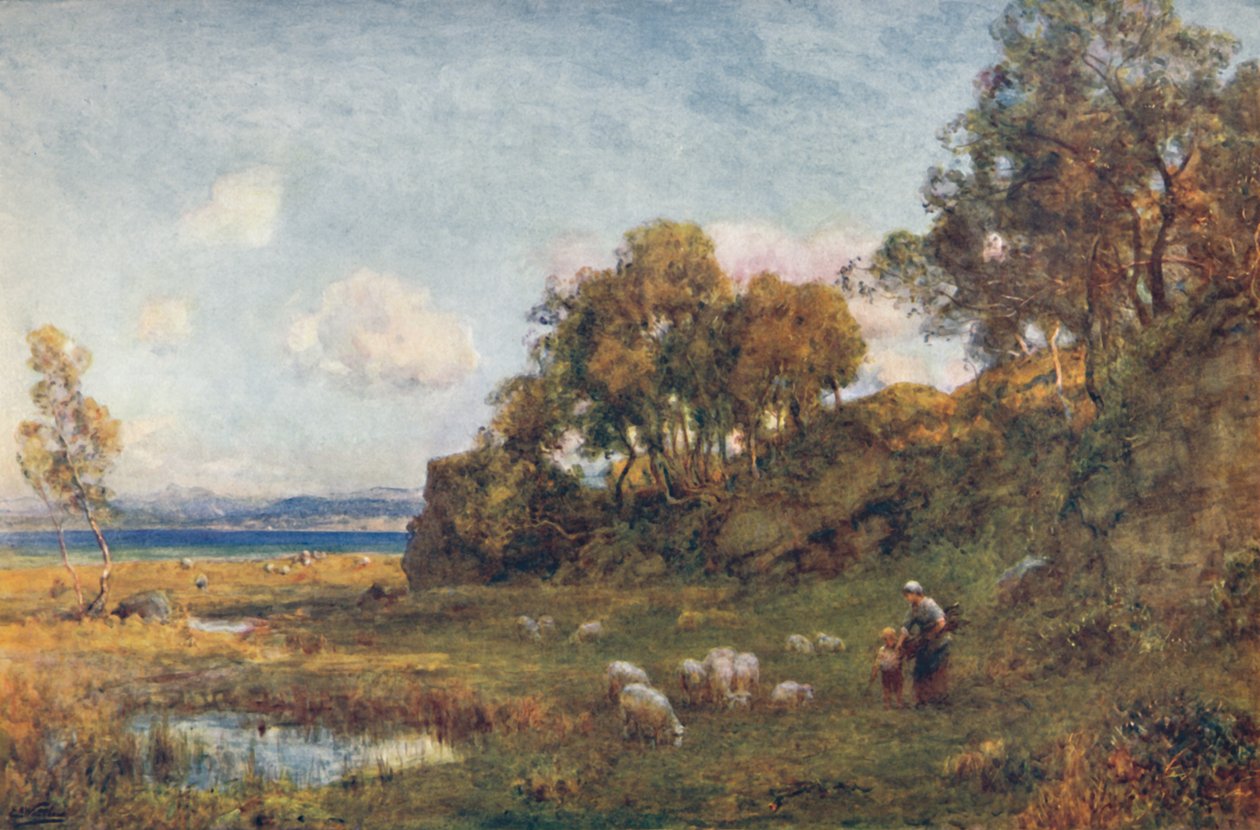 Védett legelők, c1900. alkotó: Sir Ernest Albert Waterlow