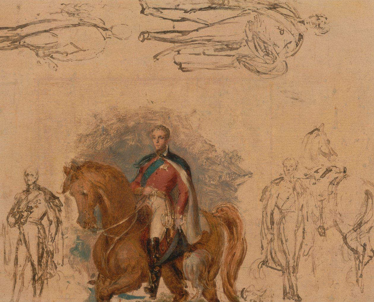 Tanulmányok Wellington hercegének alkotó: Sir George Hayter