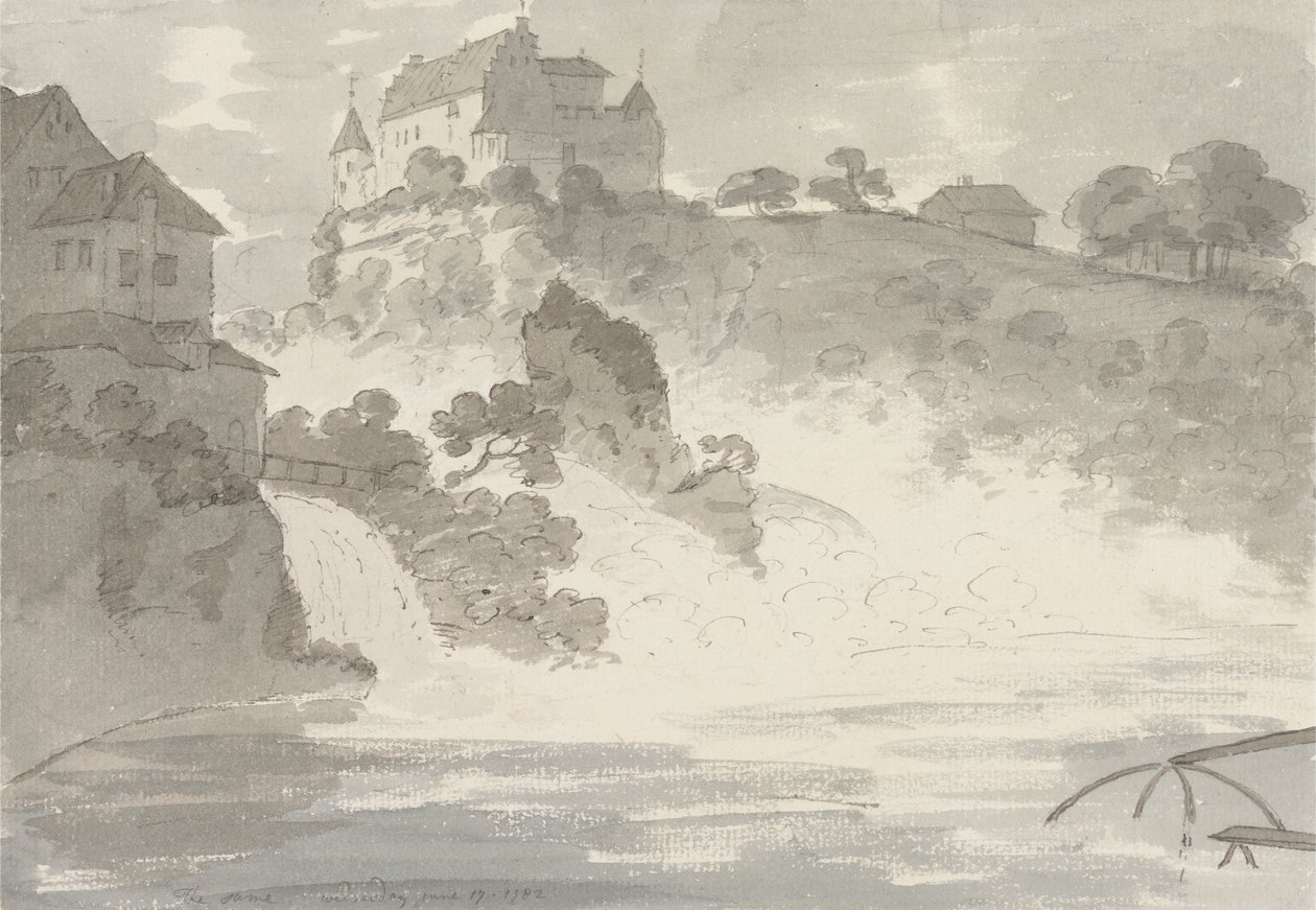 Schaffhausen vízesése alkotó: Sir George Howland Beaumont seventh Baronet