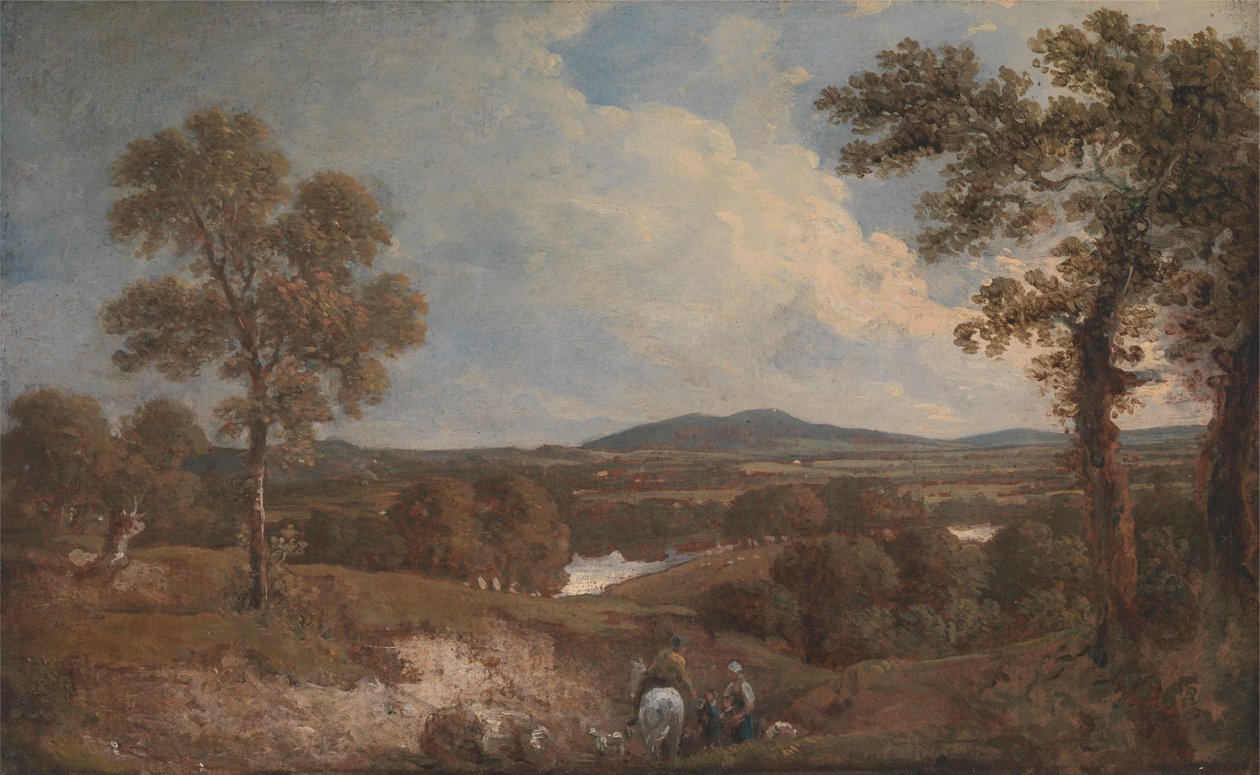 Táj alakokkal az előtérben alkotó: Sir George Howland Beaumont seventh Baronet