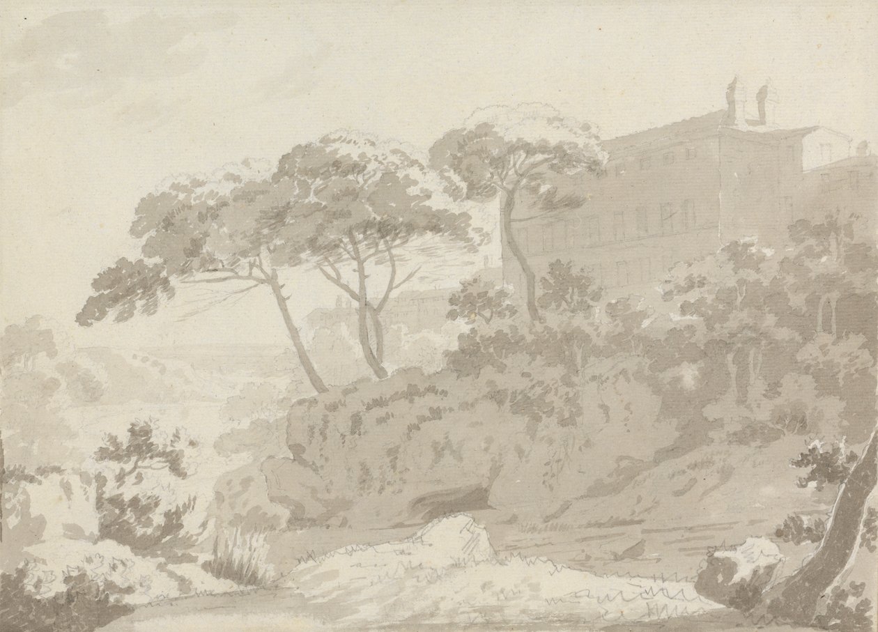 Vörösfenyők alkotó: Sir George Howland Beaumont seventh Baronet