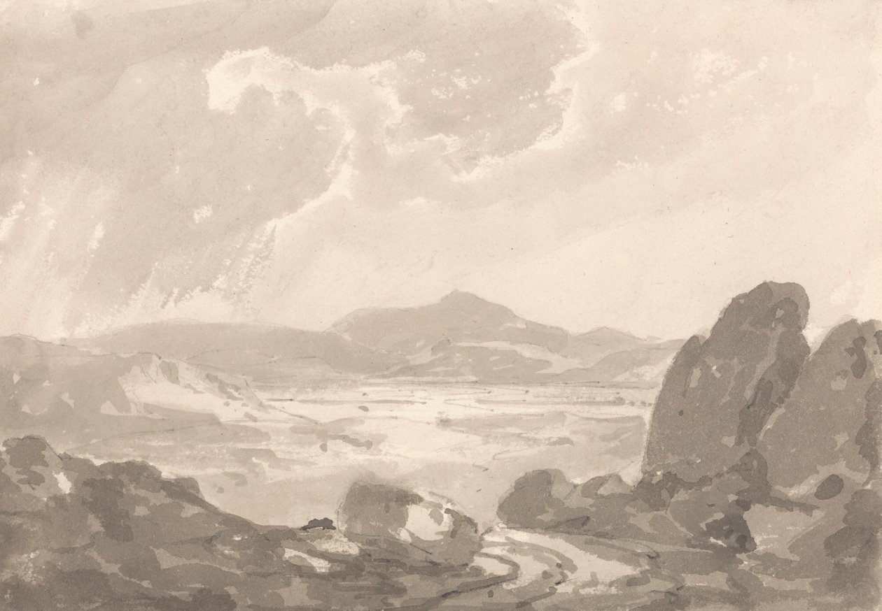 Kilátás a völgyre alkotó: Sir George Howland Beaumont seventh Baronet