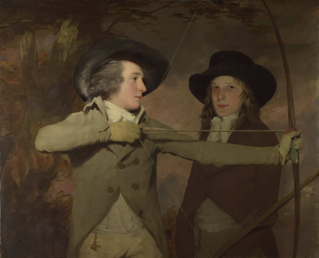 Robert Ferguson of Raith és Sir Ronald Ferguson altábornagy Az íjászok c. 1789 alkotó: Sir Henry Raeburn