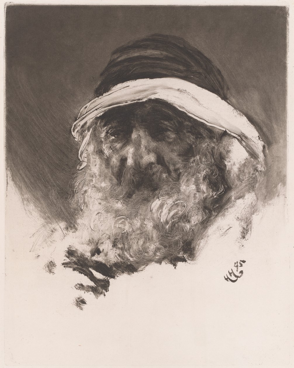 Egy arab fej alkotó: Sir Hubert von Herkomer