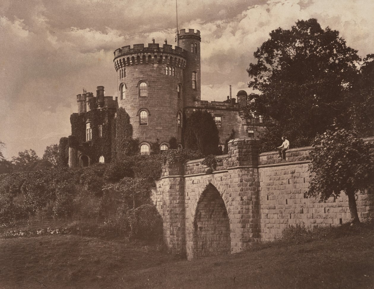 Tullichewan kastély, Vale of Leven, Skócia, kb. 1855 (fotó) alkotó: Sir James Campbell of Stracathro