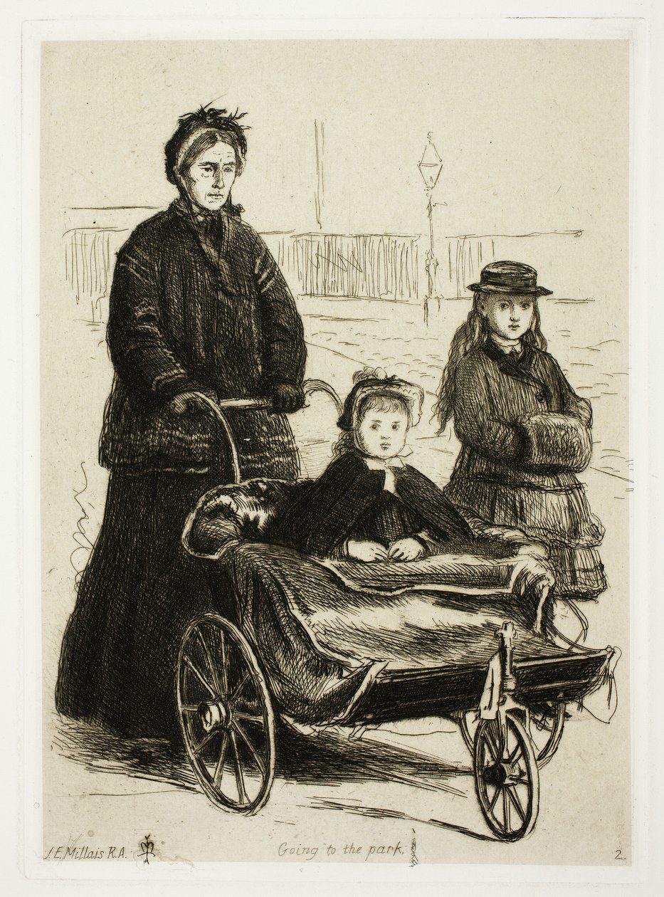 A parkba megyünk alkotó: Sir John Everett Millais