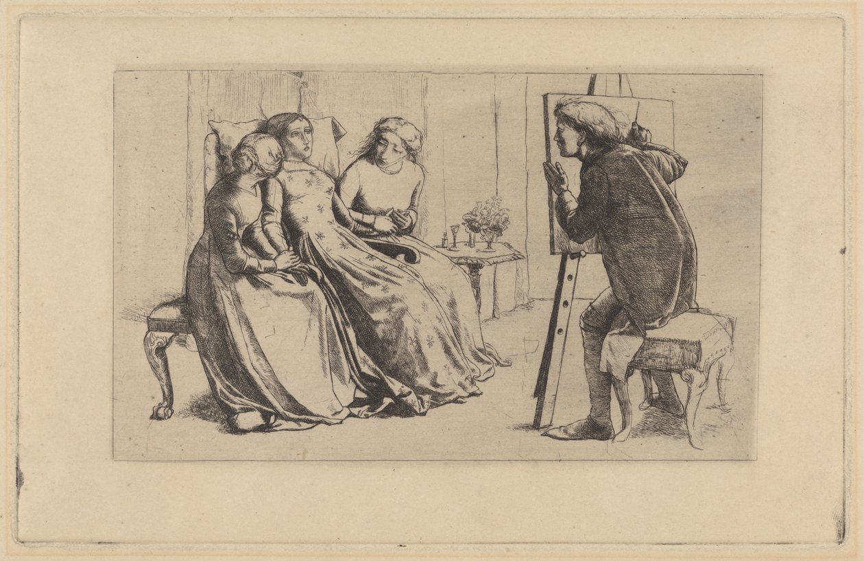 Közbenjáró Szent Ágnes alkotó: Sir John Everett Millais