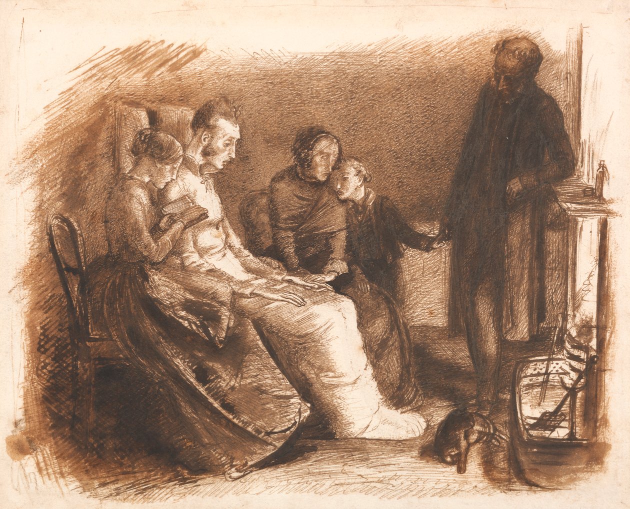 A haldokló ember alkotó: Sir John Everett Millais