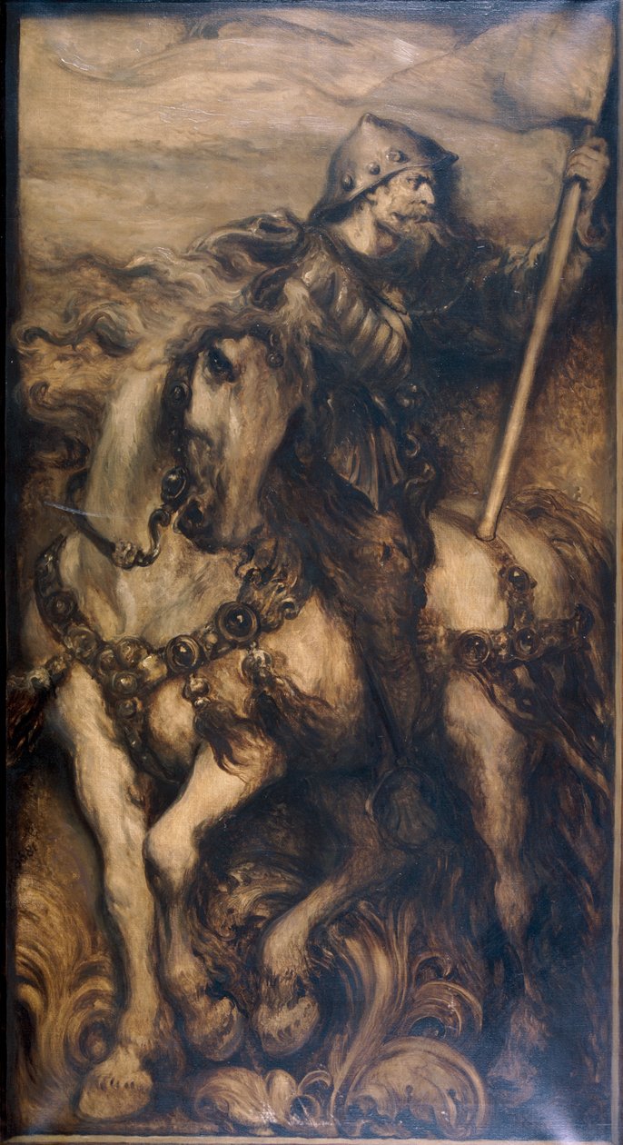 „Egy szabványhordozó”, 1886 alkotó: Sir John Gilbert