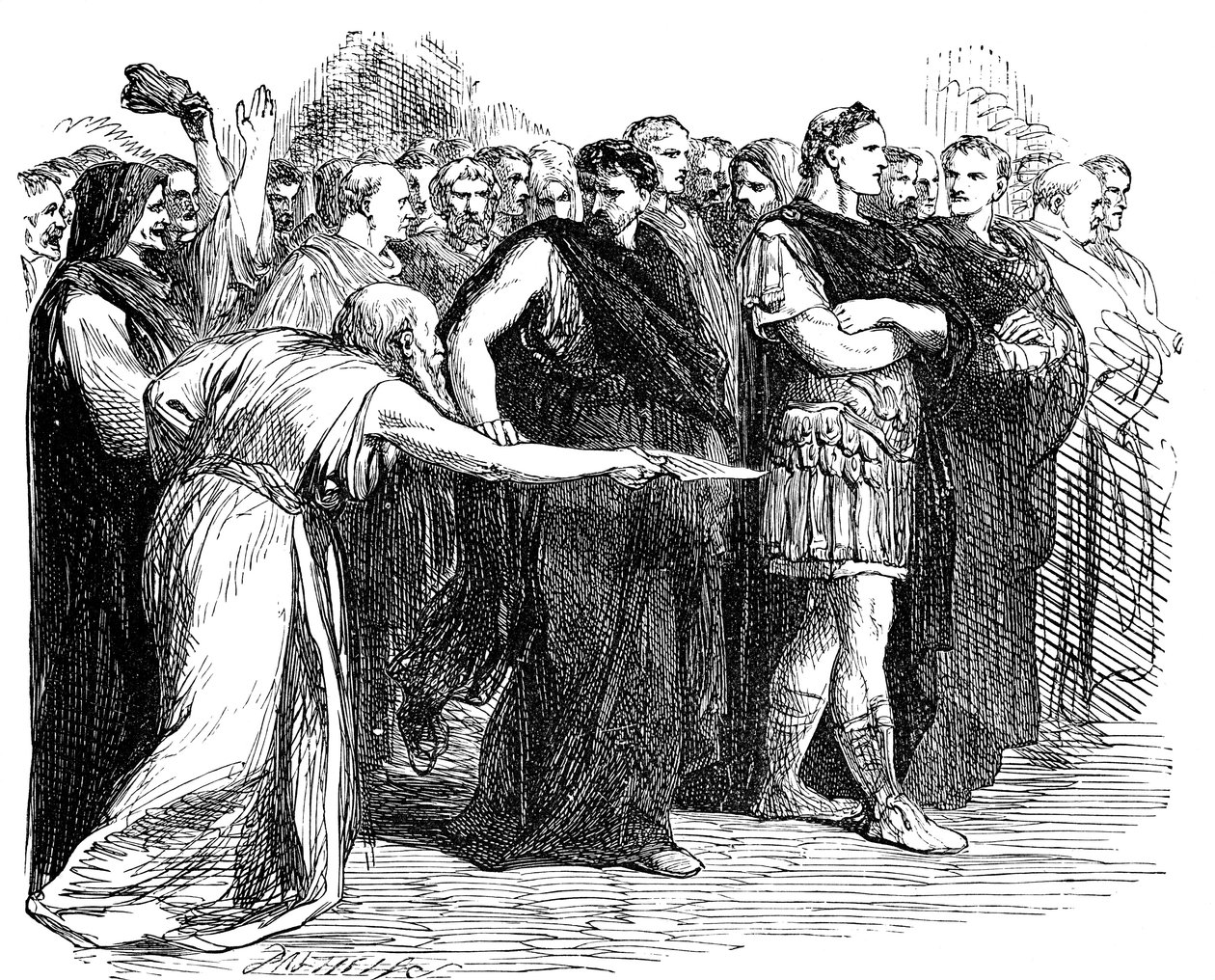 „Vigyázz a március ideáira”, 1858 alkotó: Sir John Gilbert