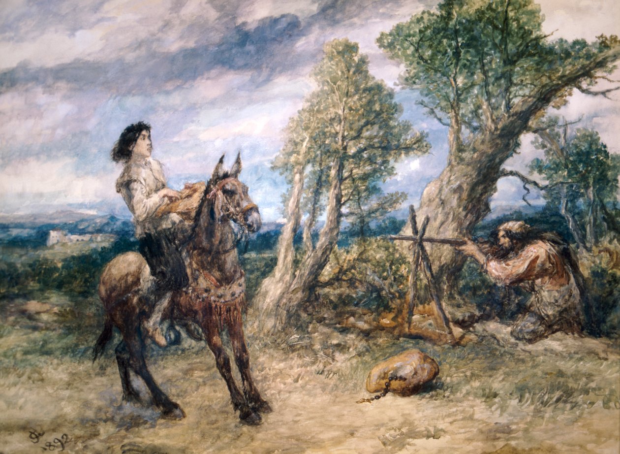 „Gil Blas első kalandja”, 1892. alkotó: Sir John Gilbert