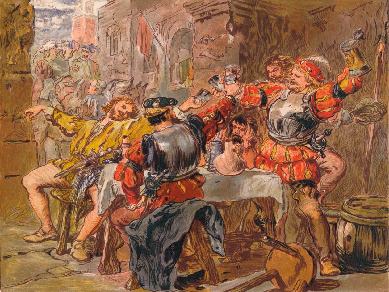 Engedd meg nekem a Canakin Clinket, c1875 alkotó: Sir John Gilbert