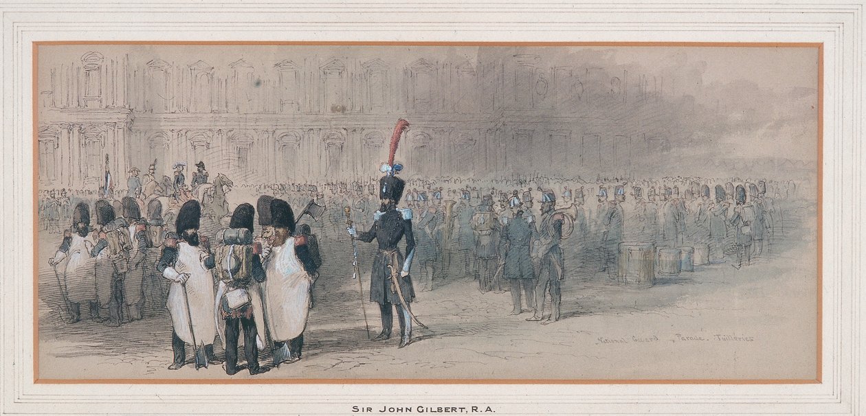 Nemzeti Gárda a Tuileriákban, 1846 alkotó: Sir John Gilbert