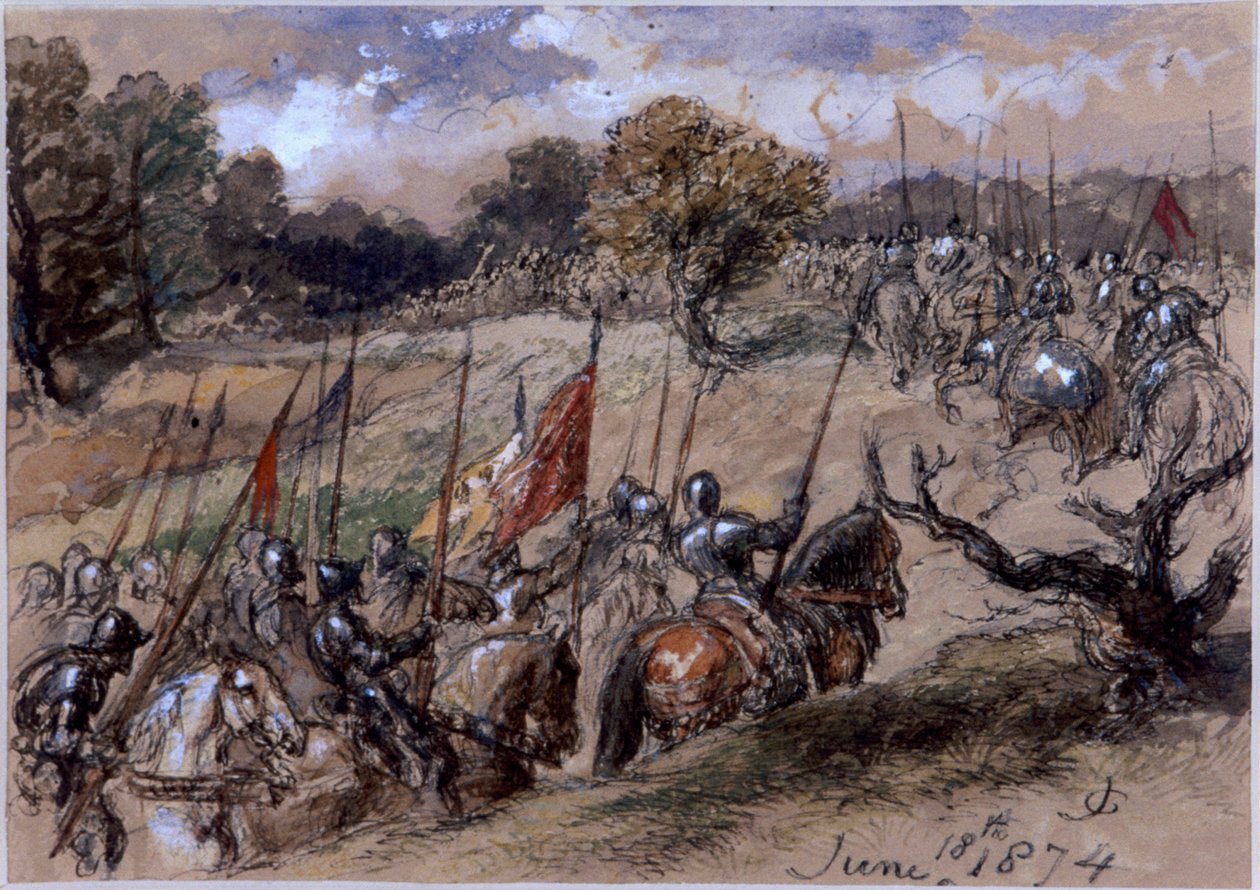 „Márciuson”, 1874 alkotó: Sir John Gilbert