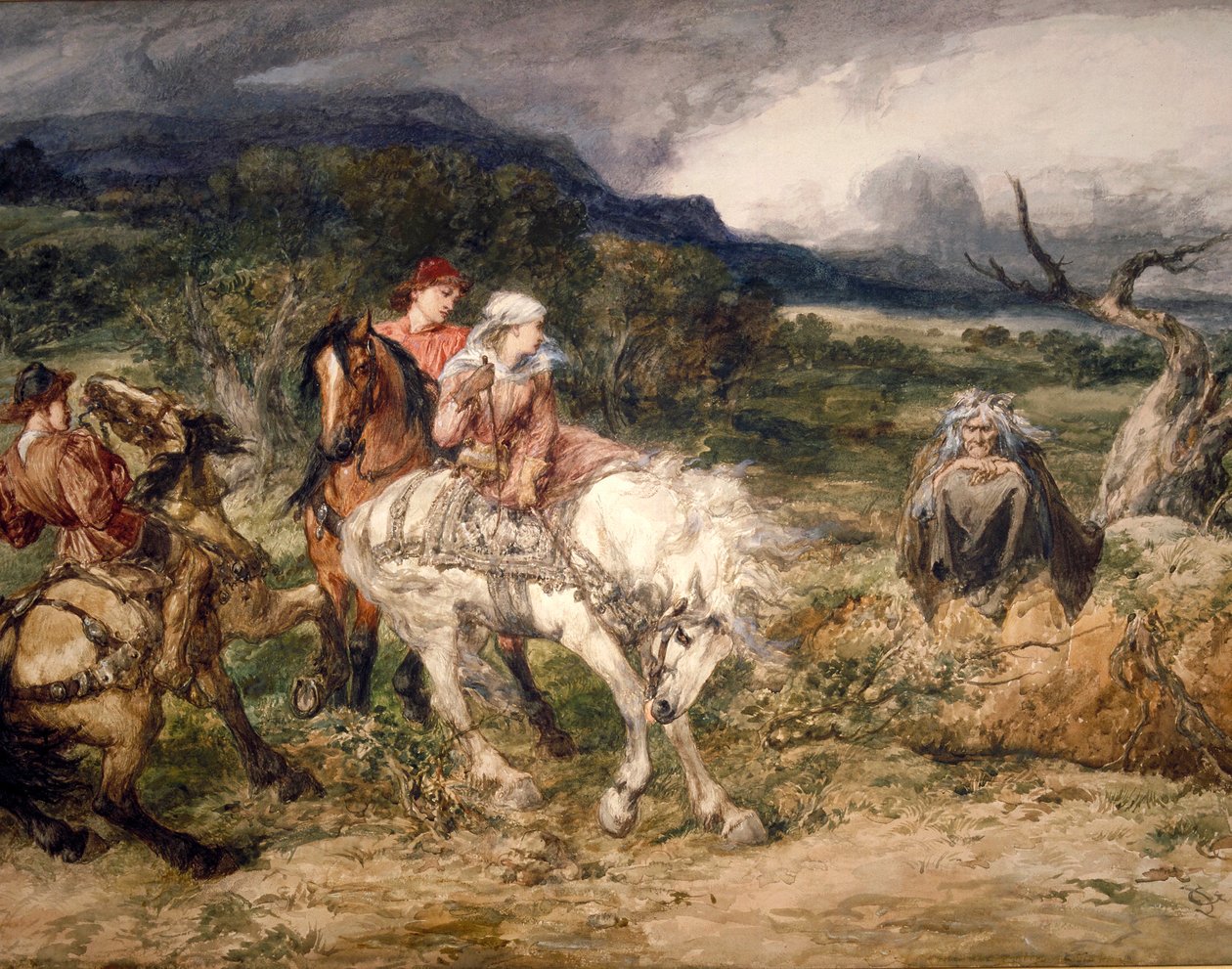 "A boszorkány", 1889 alkotó: Sir John Gilbert