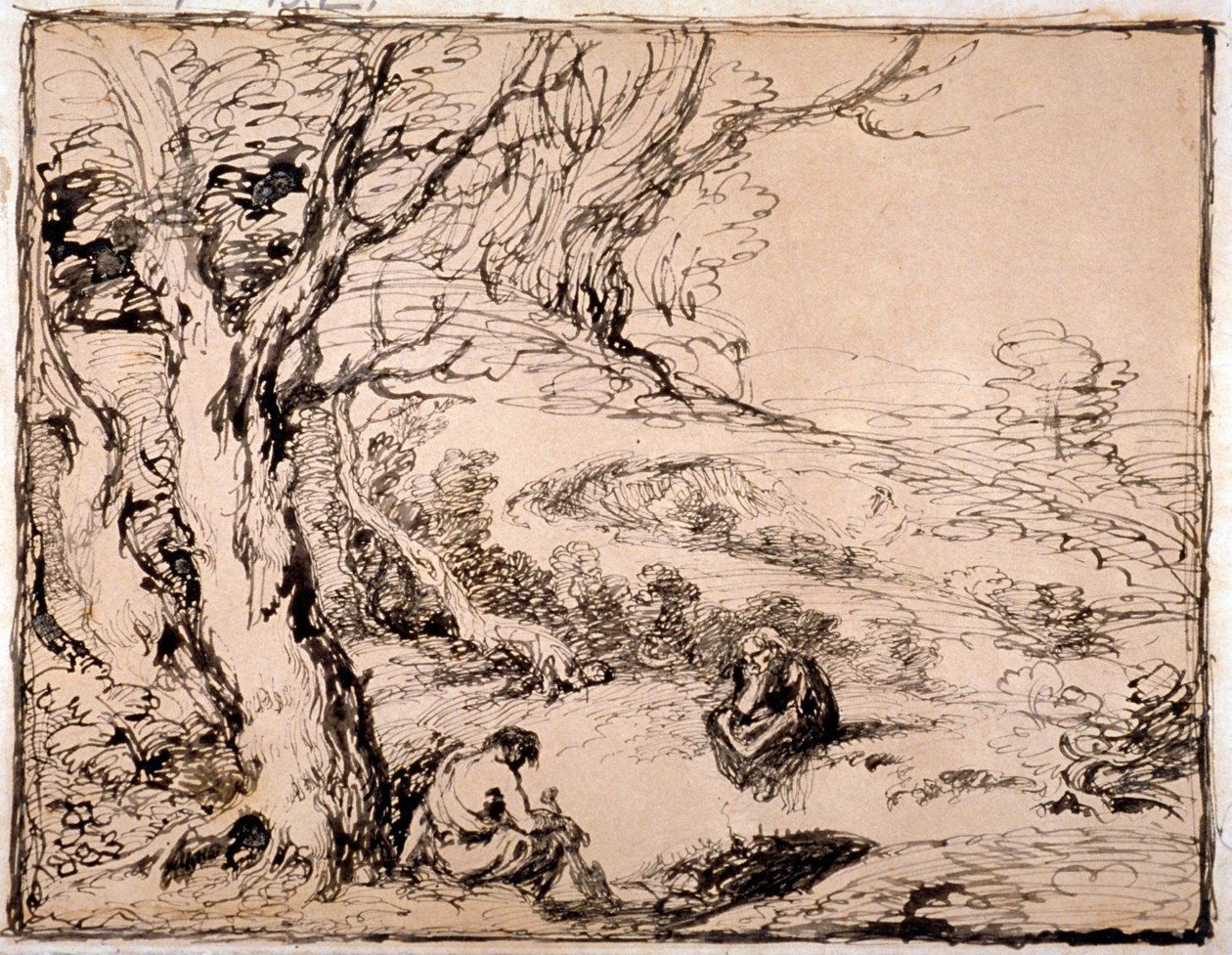 „Timon és Apemantus”, 1883 alkotó: Sir John Gilbert