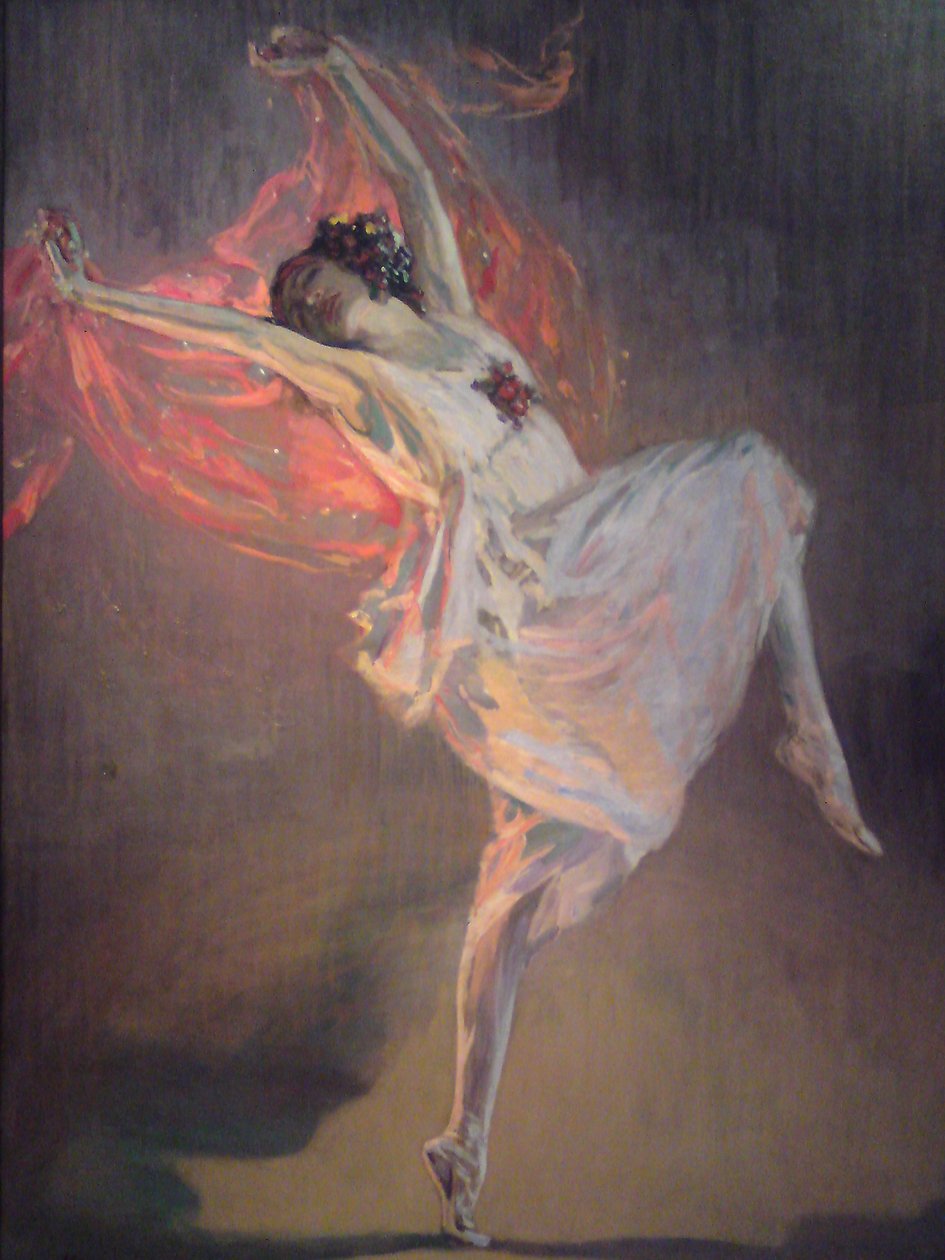 Balerina Anna Pavlova 6-, 7s alkotó: Sir John Lavery