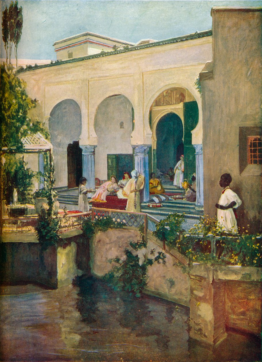 Egy mór hárem belseje, 1907 alkotó: Sir John Lavery