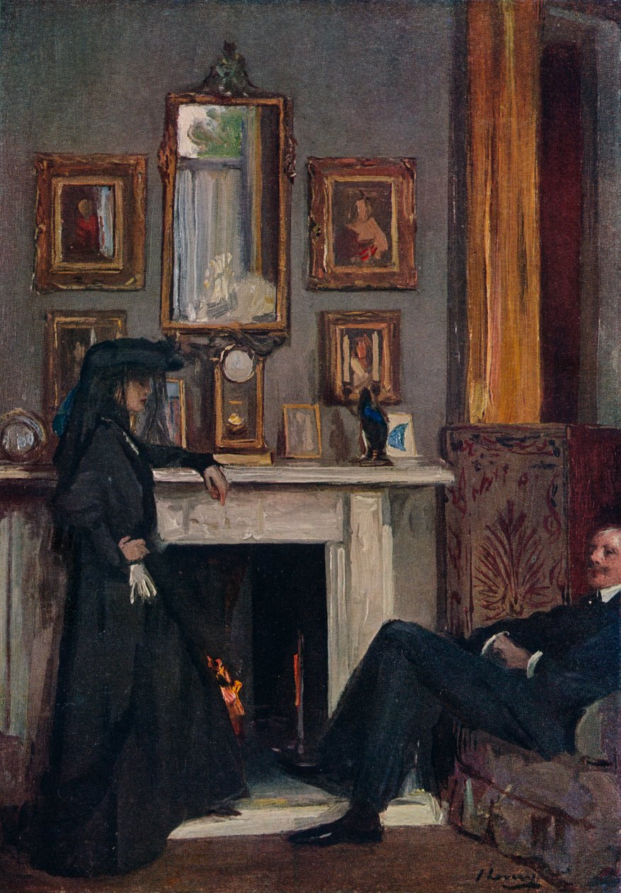 A szürke rajzszoba, Tanger, 1911, 1914 alkotó: Sir John Lavery