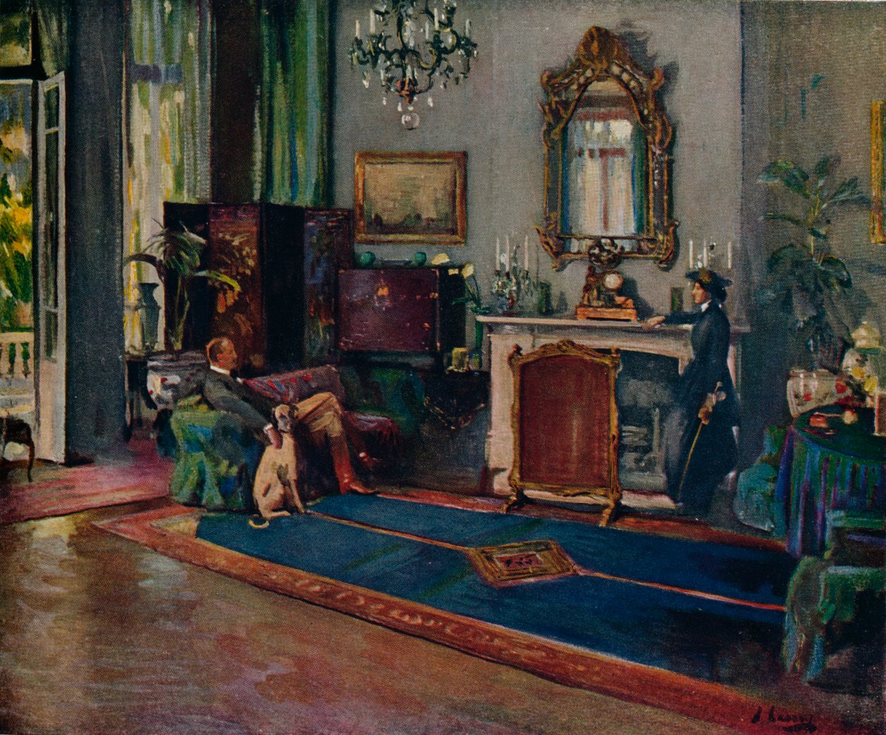 Az agár, 1910, 1914 alkotó: Sir John Lavery