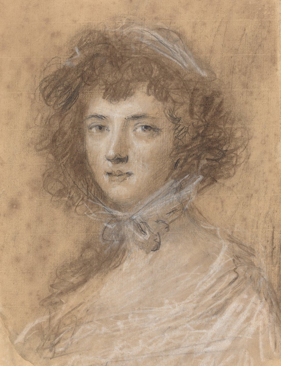 Egy nő feje és mellképe alkotó: Sir Joshua Reynolds