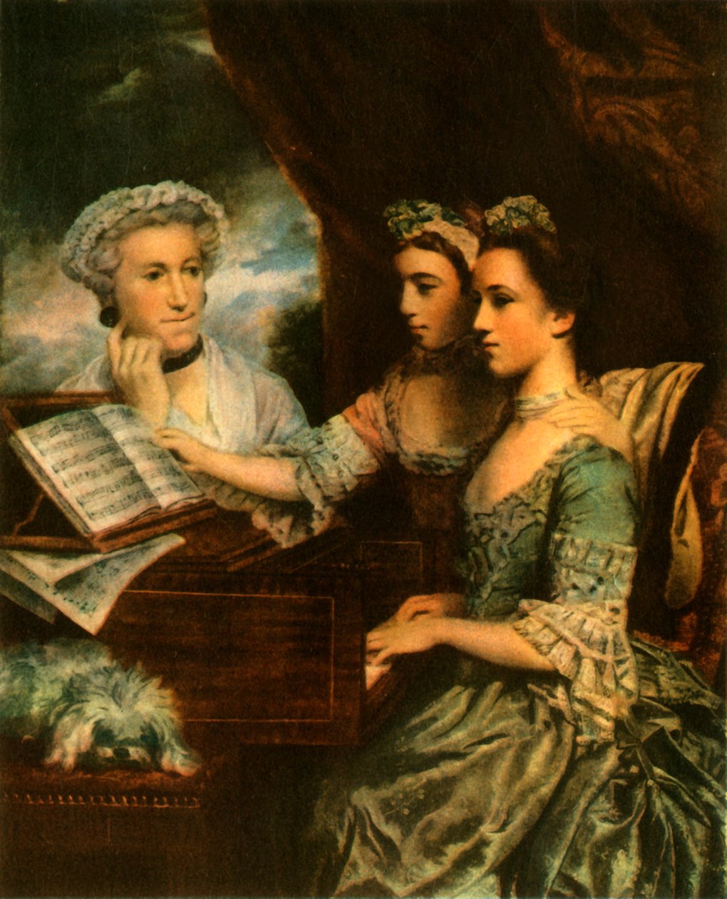 Paine asszony és lányai, c1767, 1942. alkotó: Sir Joshua Reynolds
