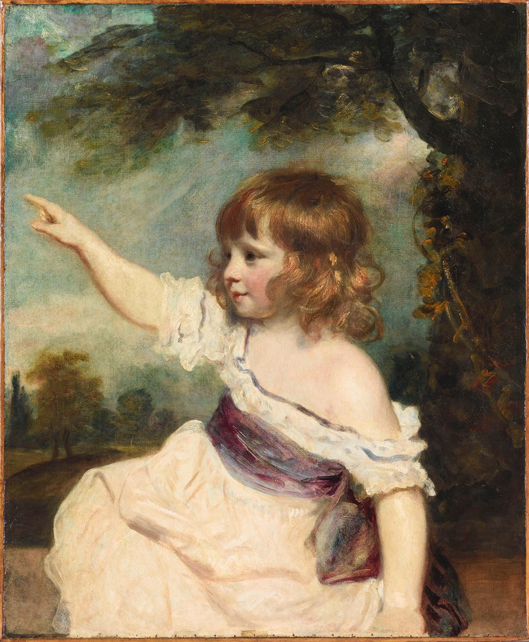 Francis George Hare portréja 1786-1842, Hare mesterként ismert, 1788-1789. alkotó: Sir Joshua Reynolds