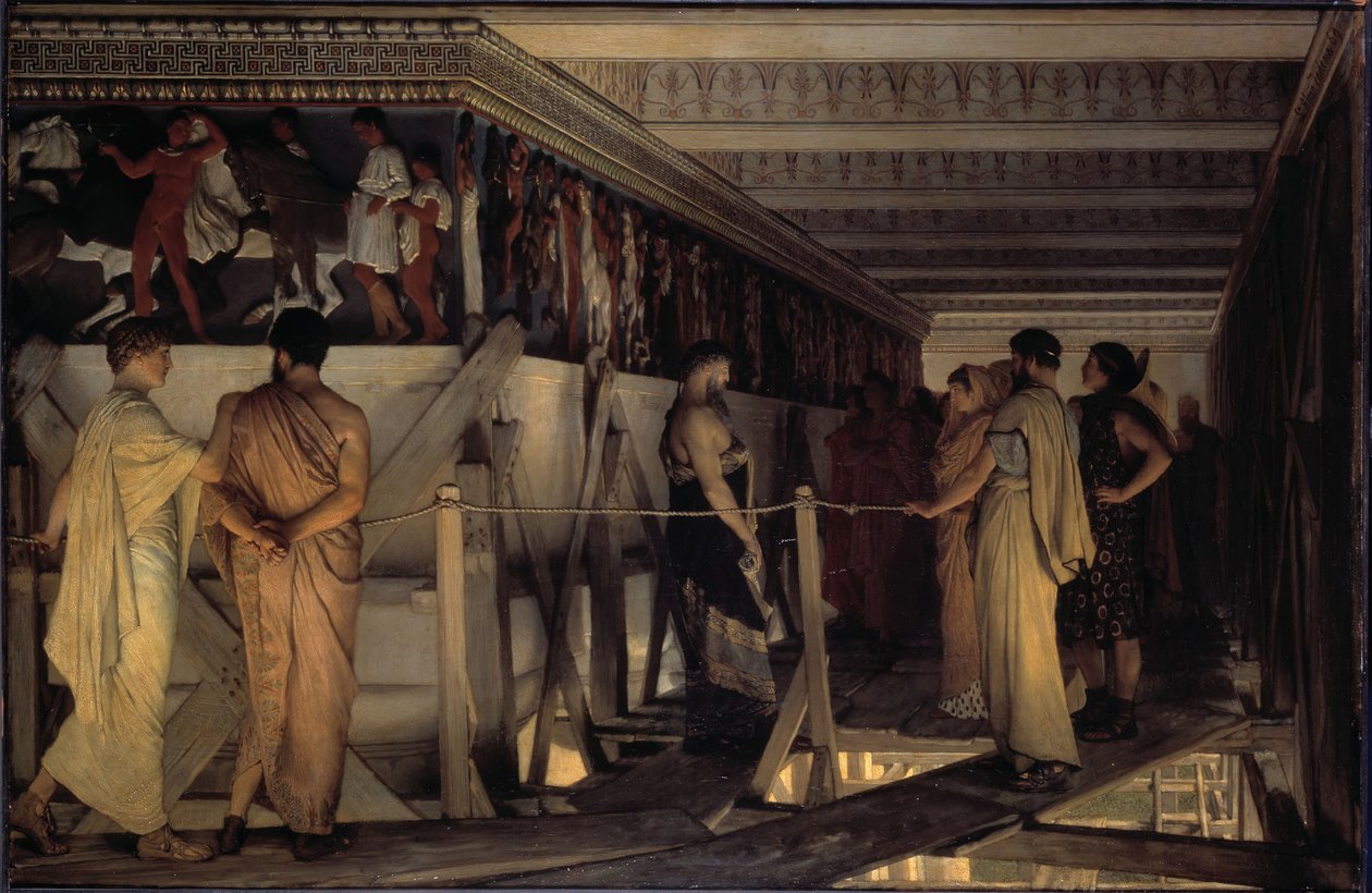 Pheidias és a Parthenon fríze, 1868-69 alkotó: Sir Lawrence Alma Tadema