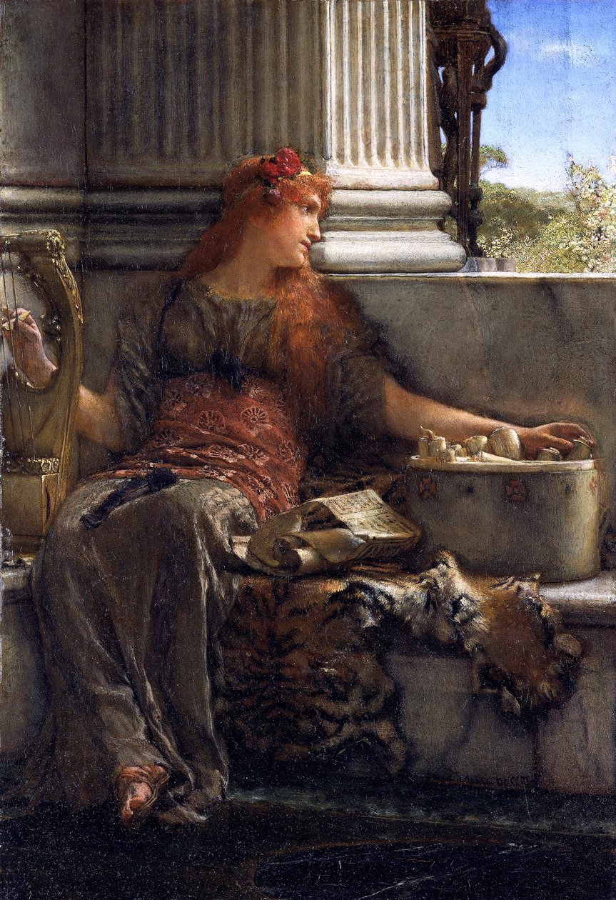 „Költészet”, 1879 alkotó: Sir Lawrence Alma Tadema