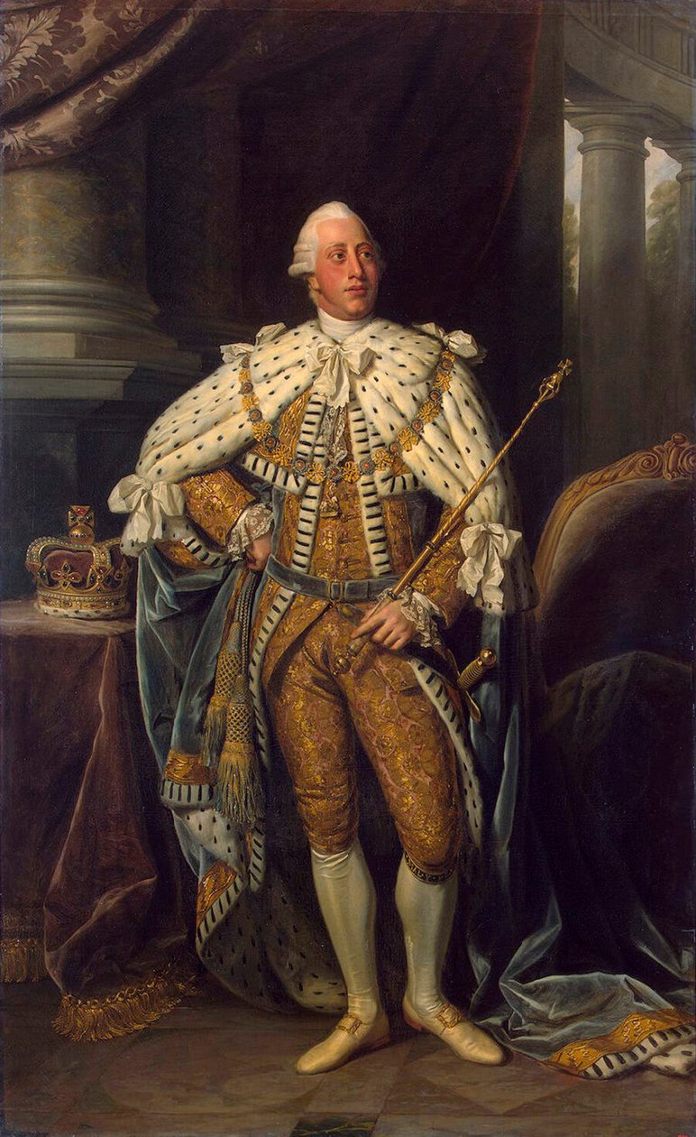III. György, az Egyesült Királyság királyának portréja”, 1738–1820, 1773. alkotó: Sir Nathaniel Dance