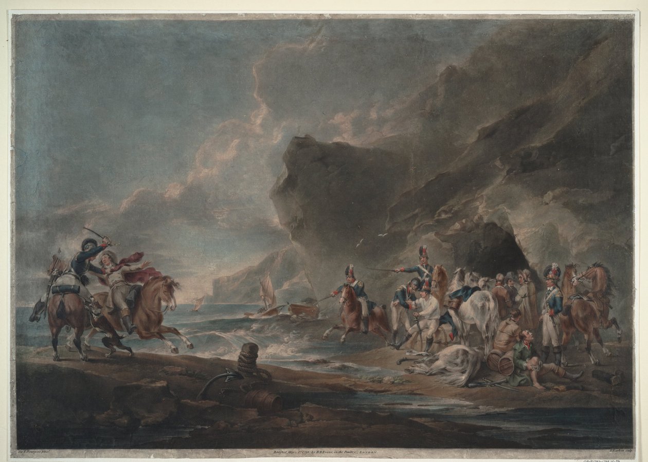 Csempészek legyőzése, 1795-1798 alkotó: Sir Peter Francis Bourgeois