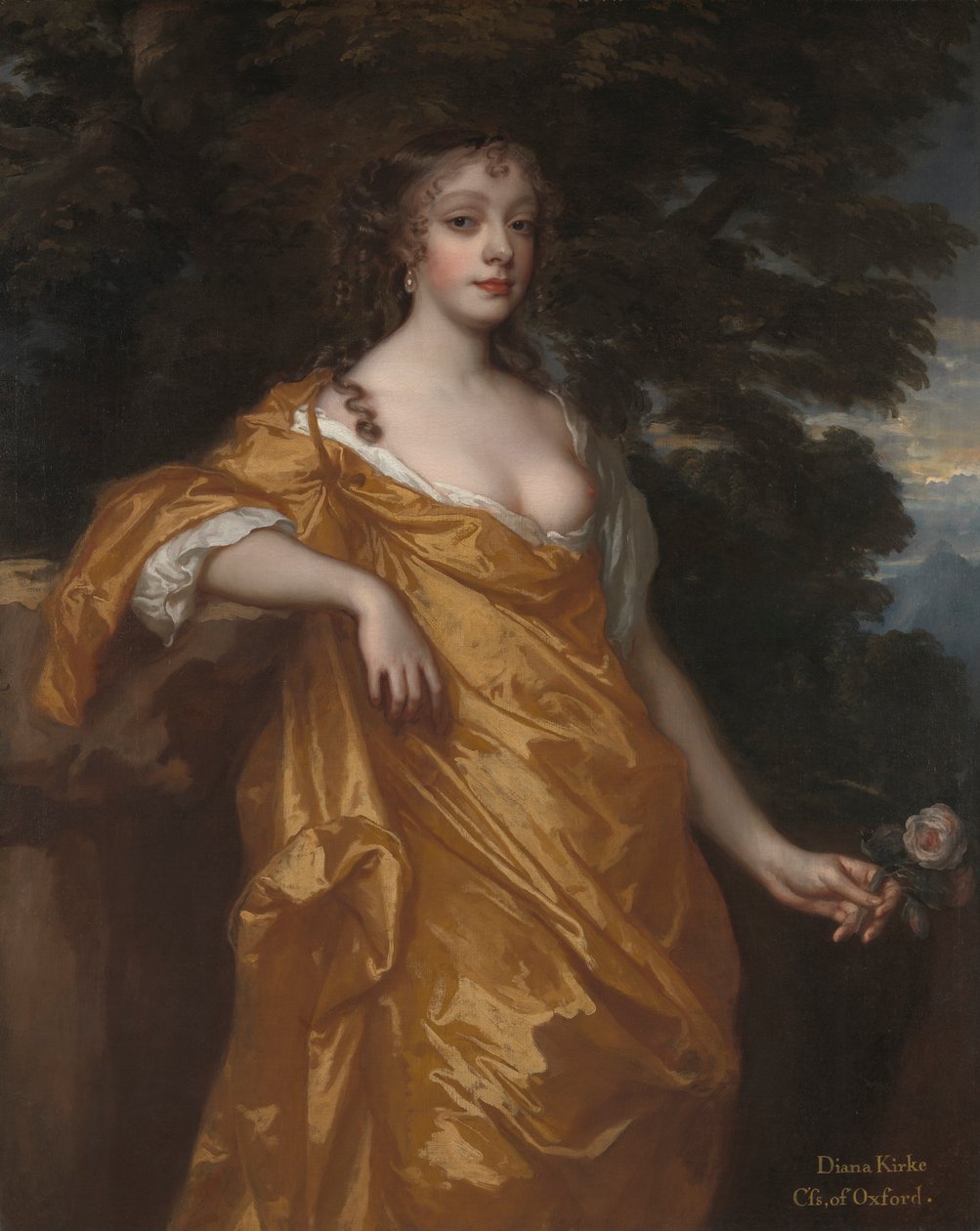 Diana Kirke, később Oxford grófnője alkotó: Sir Peter Lely