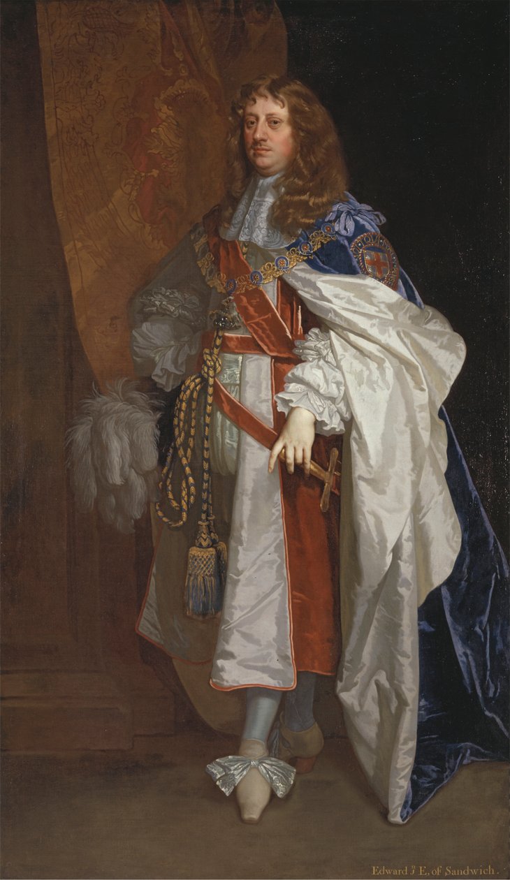 Edward Montagu, Sandwich első grófja alkotó: Sir Peter Lely