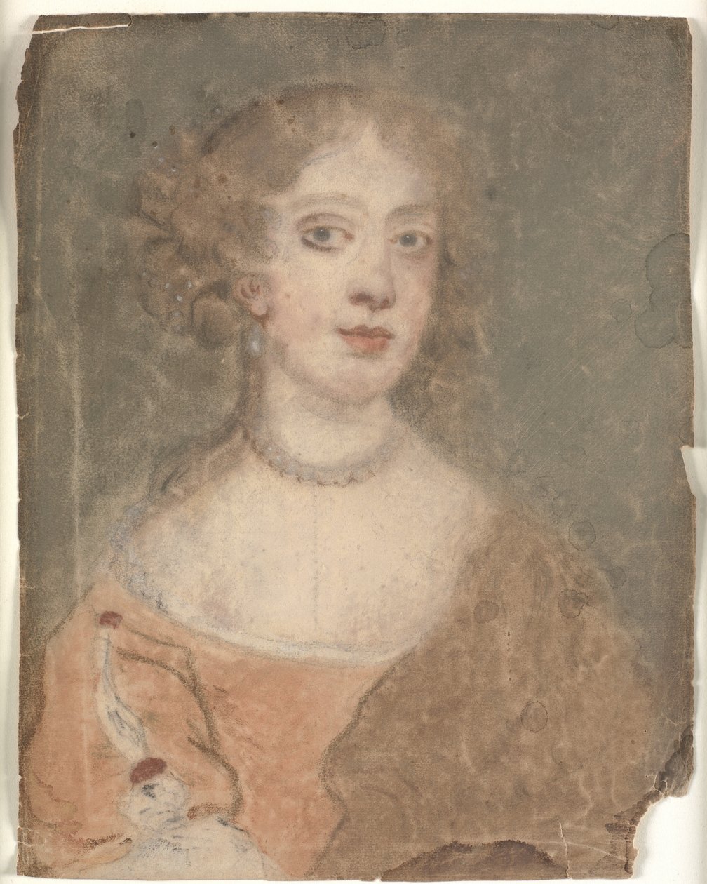 Fej és vállak egy hölgy portréja alkotó: Sir Peter Lely