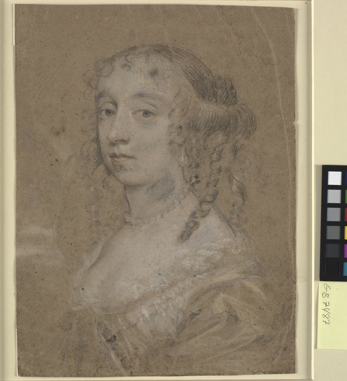 Fej és vállak egy hölgy portréja alkotó: Sir Peter Lely