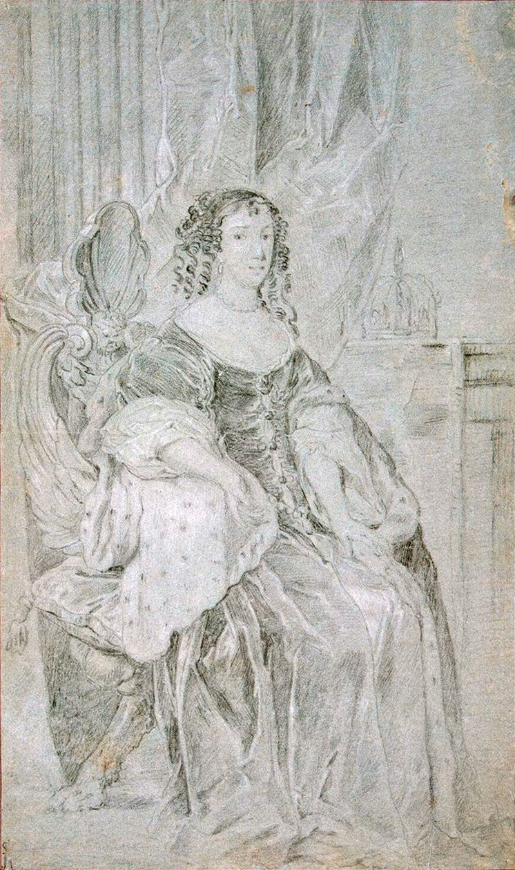 Braganzai Katalin portréja 1638-1705, 1670-es évek. alkotó: Sir Peter Lely