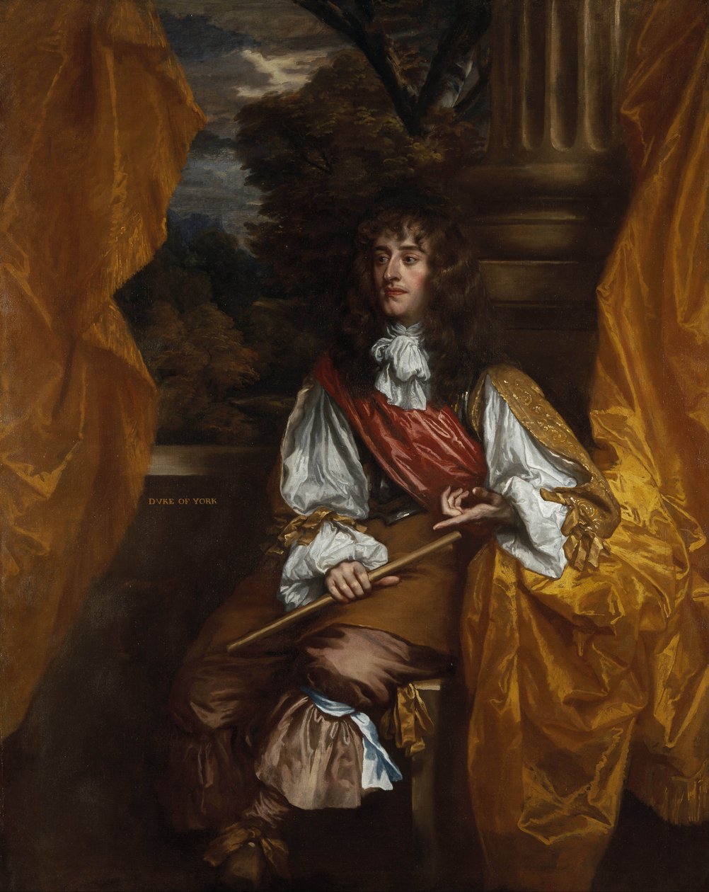 II. Jakab angol portréja 1633-1701, 1661 alkotó: Sir Peter Lely