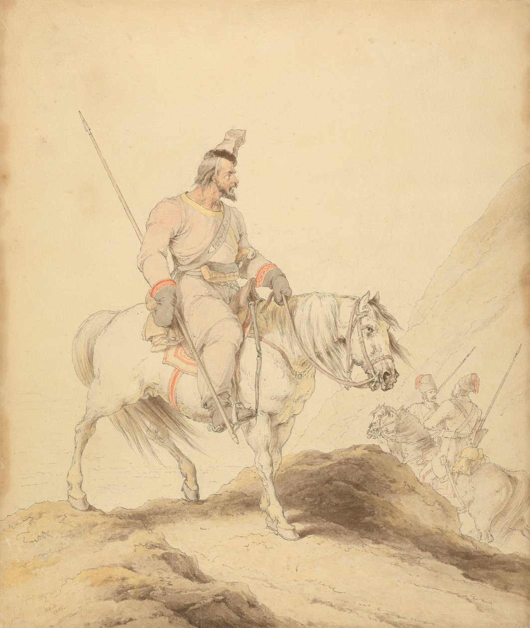 Uralszkij kozák alkotó: Sir Robert Kerr Porter