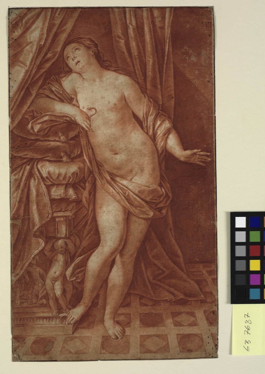 Kleopátra halála Guido Reni festménye után alkotó: Sir Robert Strange