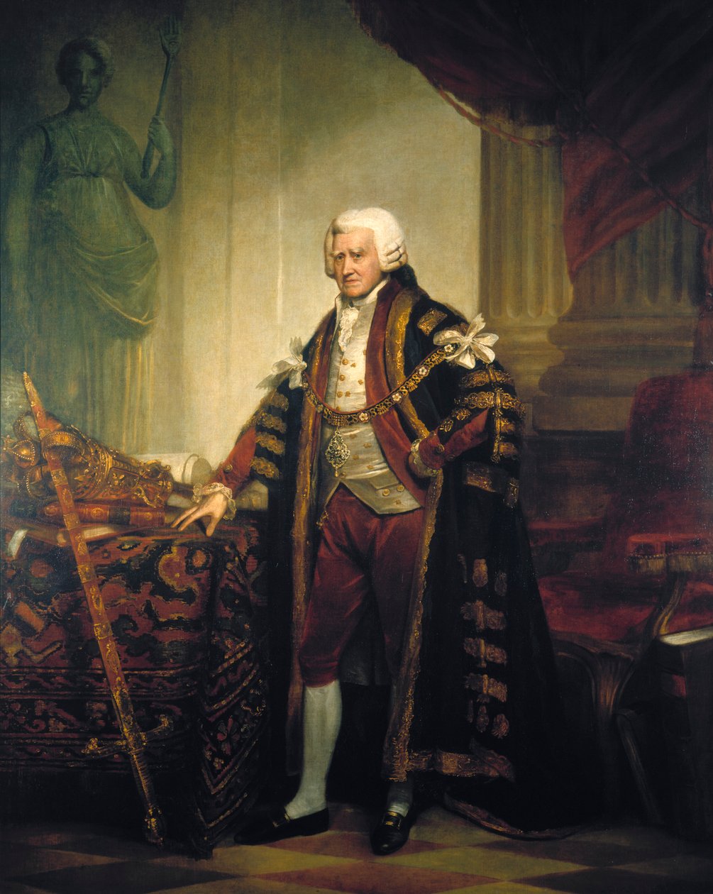 "Alderman John Boydell", 1801 alkotó: Sir William Beechey