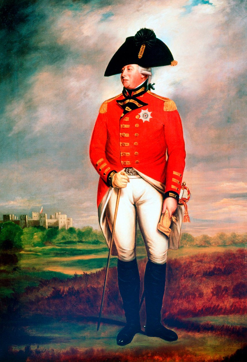 III. György, angol király, 1800 körül alkotó: Sir William Beechey