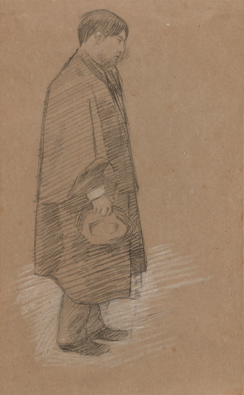 Conder Károly portréja alkotó: Sir William Rothenstein