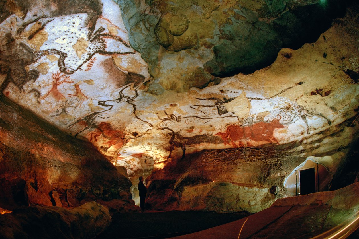 A Bikák Csarnoka Jacques Marsal, a Lascaux-barlangok egyik felfedezőjével. alkotó: Sisse Brimberg
