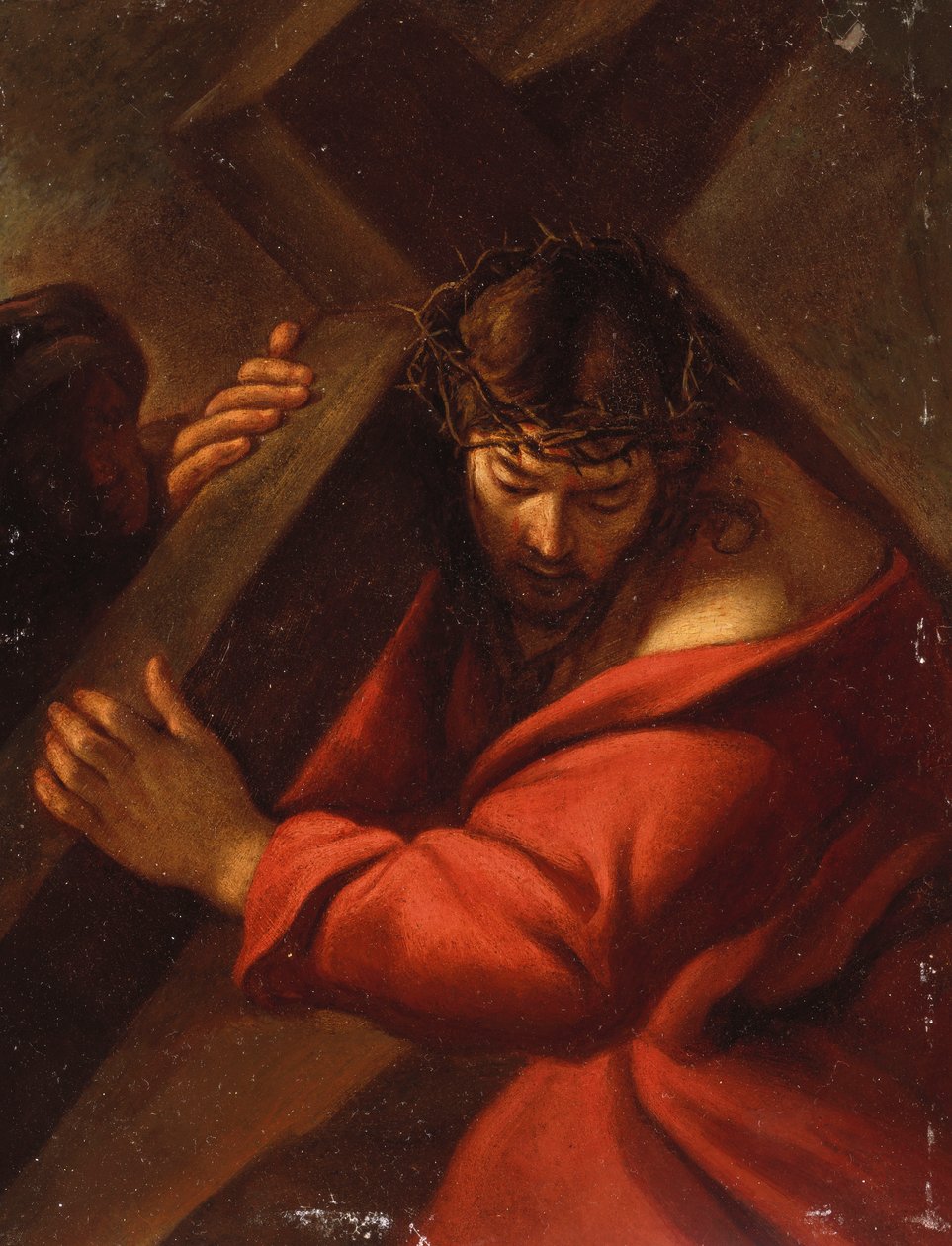 Krisztus a golgotai úton alkotó: Sisto Badalocchio