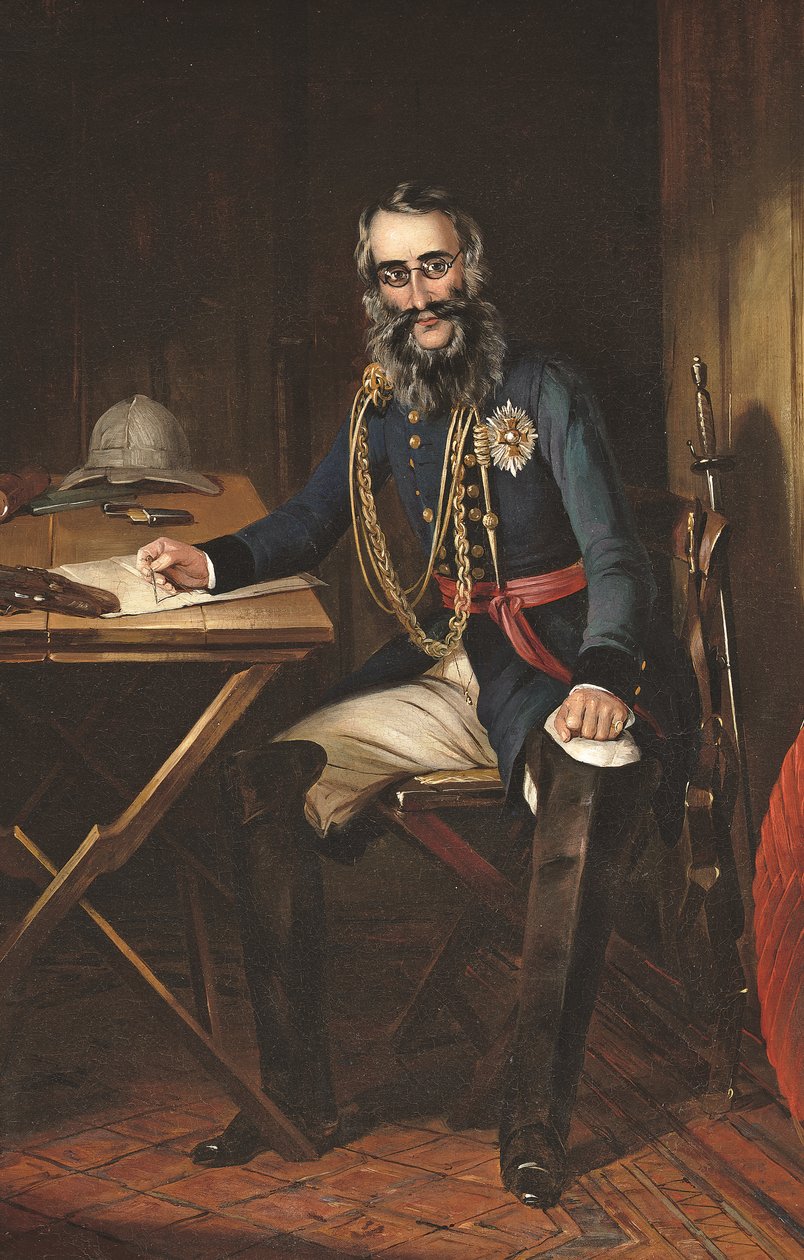 Sir Charles Napier tábornok (1782-1853) portréja (olaj, vászon) alkotó: Smart Smart